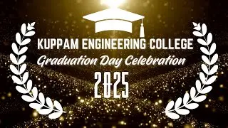 Kuppam Engineering College Graduation Day Celebration 2025 #livestream