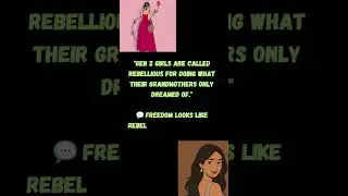 💥 Not rebellious. Just free.| Gen Z Girl Quote Series (5/15)| girlythoughts.
