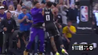 Malik Monk SPIN MOVE & 3-Pointer | Sacramento Kings vs Golden State Warriors | NBA Playoffs 2023
