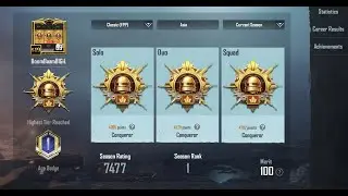 Record Breaking World1stDoubletripleConqueror | #1stindian #1stmalayali #𝐛𝐨𝐨𝐦𝐛𝐚𝐚𝐦𝐛𝐢𝐠𝐢𝐥 #Pubg #C1S1