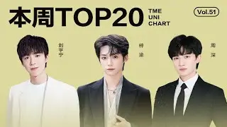 【本周TOP20】梓渝坚定动人的《不渝》；周深力量感十足的《元来是这样～》；刘宇宁温暖真挚的《给明天的》......