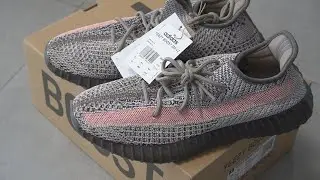 adidas Yeezy Boost 350 V2 Ash Stone // UNBOXING, REVIEW & TRY ON