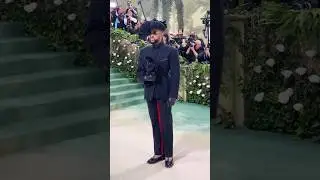 Bad bunny Met Gala 2024 Red Carpet #shorts #badbunny #metgala2024 #metgalaredcarpet #metgala