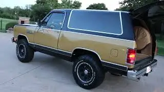 1986 Dodge Ramcharger, Royal SE 4x4, 360 4bbl, automatic, dual exhaust
