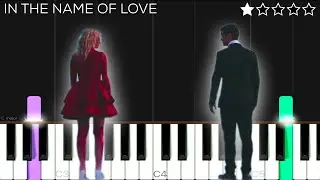 Martin Garrix & Bebe Rexha - In The Name Of Love | EASY Piano Tutorial