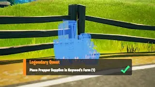 Place Prepper Supplies in Hayseed's Farm (1) - Fortnite Week 6 Legendary Quest