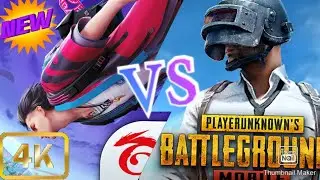 Most popular Game in(2020-2022)-FREE FIRE?? or PUBG? #1v1 #maps #line