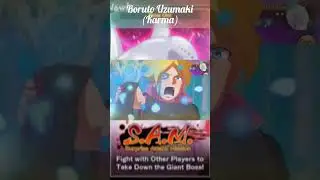S.A.M NO. 56 BORUTO UZUMAKI (Karma) #nxb #sam #shorts #gaming #viral #trending #gameplay #ytshorts