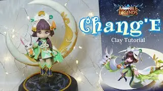 Создаём глиняную фигурку Чанъэ из Mobile Legends | Самозастывающая глина