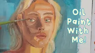 ☀️☀️GLOWING SUN KISSED SKIN! Oil painting portrait tutorial, FROM START TO FINISH! ☀️☀️