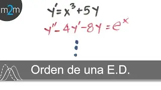 Orden de una Ecuación Diferencial