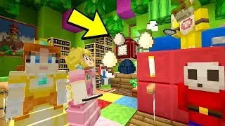 Bowser Jr's Babysitter! [EGG FIGHT!] | Nintendo Fun House | Minecraft Switch [242]