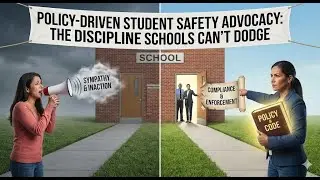 Policy-Driven Student Safety Advocacy: The Discipline Schools Can't Dodge