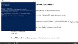 Azure AD & Microsoft Online PowerShell Module Installation / Setup (Step by Step)