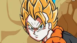 Gogeta vs. kid buu drawing