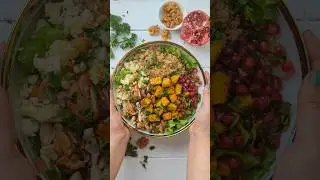 Салат из запеченной тыквы с киноа #рецептсалата