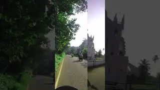 way to church and river
