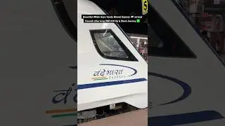 Beautiful White Gaya Vande Bharat Express 🇮🇳 arrived Howrah after long 900 KM Up & Down Journey ✅