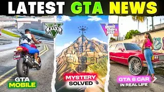 Latest GTA News 🔥: GTA Mobile Clone, GTA 5 Mystery Solved, Removed Feature Found, GTA 6 Car & More