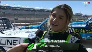 Интервью с Хейли Диган &mdash; 2022 XPEL 225, квалификация NASCAR CAMPING WORLD TRUCK SERIES в COTA