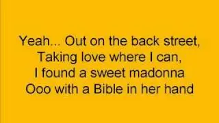 Rockin' into the Night .38 Special with lyrics onscreen