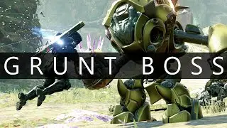 Halo 5 - Warzone Firefight // Grunt Goblin Mech Boss Battle