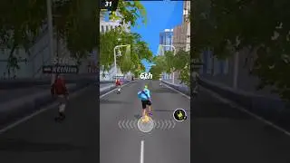 Can I Survive This Crazy Downhill Race?🔥⚡ #gaming #extremespeed #shorts