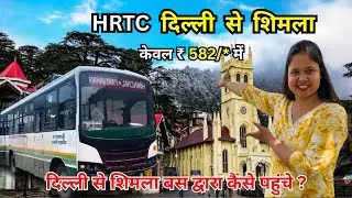 Delhi To Shimla By Ordinary HRTC Bus | Shimla To Delhi Direct Bus - Dharamshala | 2025