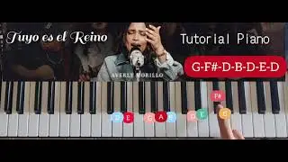 #tutorial Tuyo es el Reino | AVERLY MORILLO | Tutorial Piano