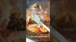 মাটির চুলায় মজাদার বেগুন দিয়ে ইলিশ মাছ ভাজা 