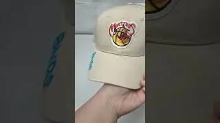 Promotion Caps Vintage Baseball Cap with Embroidery Logo on Brim and Front 6 panel Sport Caps