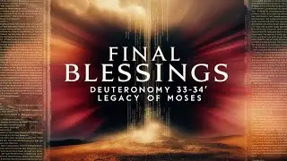 Final Blessings Deuteronomy 33 34&rsquo;s Legacy of Moses