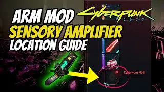 Cyberpunk 2077 Sensory Amplifier Crafting Specs the Mystery 3rd mod for Arms!!