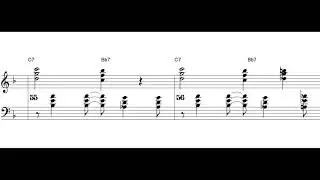 Funky Son Cha - Sheet piano music | PDF download
