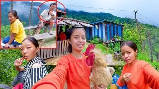 sumnima going to visit bhumi brother's farm house || life in the village ||