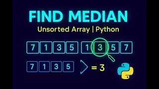58.Median of an Array | Sort & Find Middle (Python)