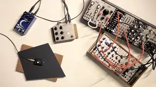 Wood Ambient I - Piezo Contact Mic With Wood, Paper and Electronics