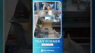 Automatic glue spray tray former/hot melt glue sealing method #trayformer #hotmeltglue #shorts