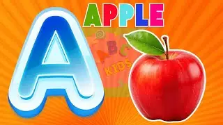 Новая песенка про фонетику ABC: А — это красное яблоко 🍎 | Детские стишки на английском языке