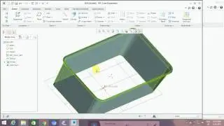 How to create box in Creo parametric