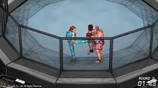Chuck Norris Vs Butterbean NO RULES-Celeb death match-FIRE PRO WRESTLING WORLD