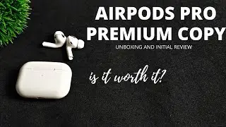 AIRPODS PRO PREMIUM COPY | РАСПАКОВКА И ПЕРВЫЙ ОБЗОР | АНГЛИЙСКИЙ