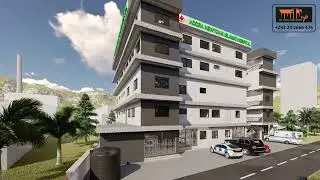 Accra newtown Islamic Hospital 3D design