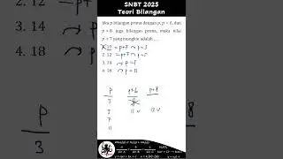 SNBT 2025 | Teori Bilangan #snbt2025 #tpsutbk #pengetahuankuantitatif