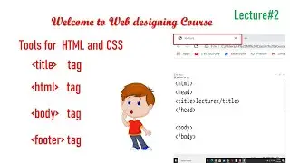 Title tag -- HTML Head, body and footer Section in Hindi ||Urdu || Lec#2 [ html tools]