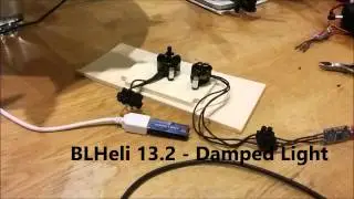 BLHeli - Damped Light On and Off Comparison