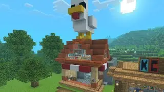 I made Steve’s lava chicken place in my Minecraft server