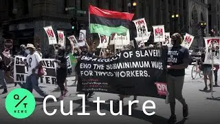 Workers Protest Racial Inequality On Day of National Strike