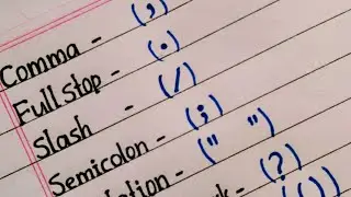 Symbol Names // Symbols Ke Naam
