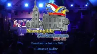 Narrengilde Diedenbergen Sitzung 2016 | Busfahrer Maurice Müller